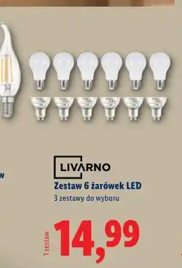 Lidl LIVARNO Zestaw 6 żarówek LED oferta