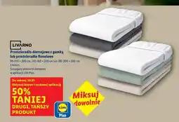 Lidl Prześcieradło dżersejowe z gumką lub prześcieradło flanelowe LIVARNO oferta