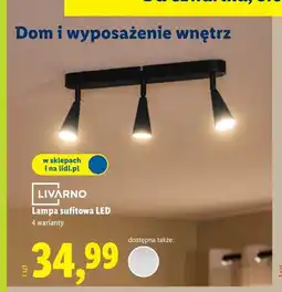Lidl LIVARNO Lampa sufitowa LED oferta