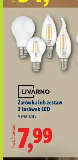 Lidl LIVARNO Żarówka lub zestaw 2 żarówek LED oferta