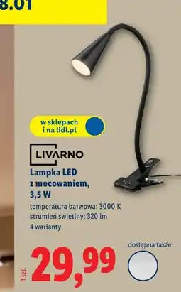 Lidl LIVARNO Lampka LED z mocowaniem, 3,5 W oferta