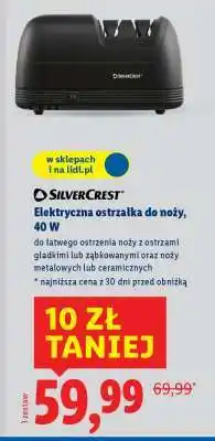 Lidl SILVERCREST Elektryczna ostrzałka do noży, 40 W oferta