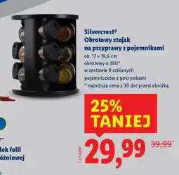 Lidl Silvercrest Obrotowy stojak na przyprawy z pojemnikami oferta
