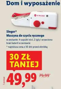 Lidl Singer Maszyna do szycia ręcznego oferta