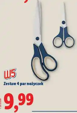 Lidl Zestaw 4 par nożyczek oferta