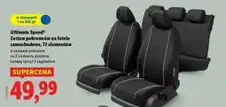 Lidl Ultimate Speed Zestaw pokrowców na fotele samochodowe, 12 elementów oferta