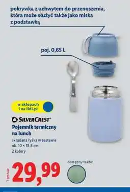 Lidl Pojemnik termiczny na lunch oferta