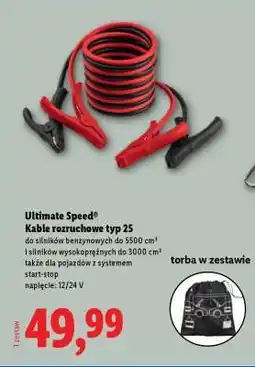 Lidl Ultimate Speed Kable rozruchowe typ 25 oferta