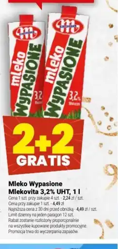Twój Market Mlekovita Mleko Wypasione 3,2% UHT oferta