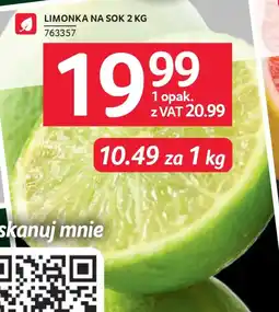 Selgros Limonka na sok oferta