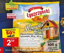 Twój Market Lyszczyński Kapusta kiszona z marchewką oferta