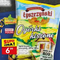 Twój Market Lyszczyński Ogórki kiszone oferta