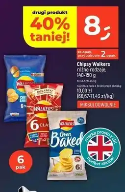 Dealz Chipsy sea salt Walkers Oven Baked oferta