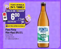 Polomarket Piwo Pinta Mini-Maxi IPA 0% Browar Pinta oferta