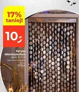 Dealz Kurtyna dekoracyjna disco 1x2 m oferta