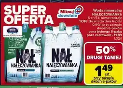 Carrefour Woda delikatnie gazowana Nałęczowianka oferta
