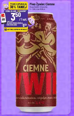 Polomarket Piwo Żywiec Ciemne Grupa Żywiec oferta