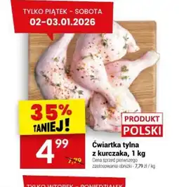 Twój Market Cwiartka tylna z kurczaka oferta