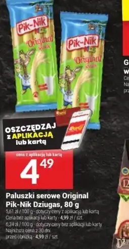 Twój Market Pik-Nik Dziugas Paluszki serowe oferta