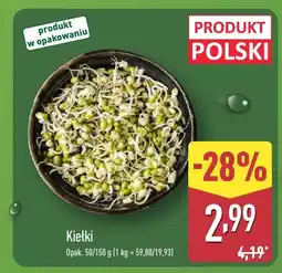 ALDI Kiełki oferta