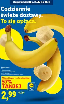 Lidl Banany, luzem oferta