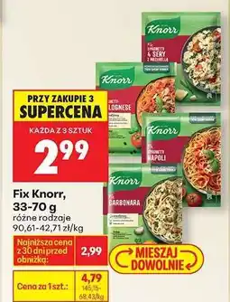 Biedronka Fix Knorr oferta
