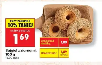 Biedronka Bajgiel z ziarnami oferta