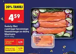 Biedronka Świeży filet z pstrąga tęczowego łososiowego ze skórą oferta