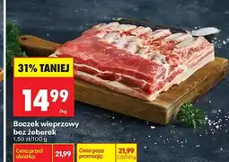 Biedronka Boczek wieprzowy bez żeberek oferta
