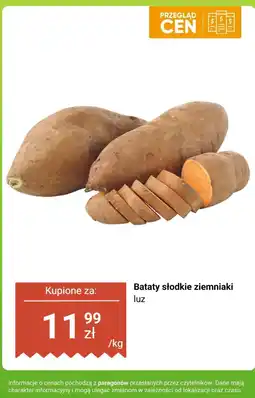 Biedronka Bataty słodkie ziemniaki luz oferta