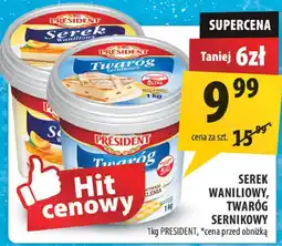 Arhelan Serek waniliowy, twaróg sernikowy President oferta