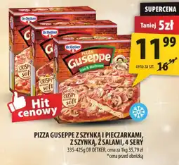 Arhelan Pizza Pizza Guseppe z szynką i pieczarkami, z salami, z serem, 4 sery 335-425g oferta