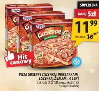 Pizza Pizza Guseppe z szynką i pieczarkami, z salami, z serem, 4 sery 335-425g