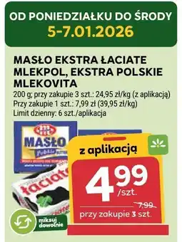 Stokrotka Masło Ekstra Łaciate Mlekpol, Ekstra polskie Mlekovita oferta