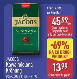 ALDI Kawa mielona Jacobs oferta