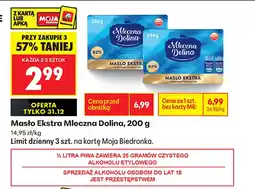 Biedronka Masło Mleczna Dolina oferta