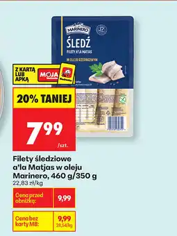 Biedronka Filety śledziowe Marinero oferta