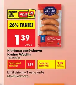 Biedronka Kiełbasa Kraina Wędlin oferta