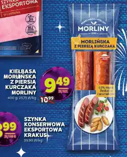 Stokrotka Kiełbasa Morlińska z piersią kurczaka Morliny oferta