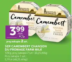 Stokrotka Express Ser camembert chanson du fromage farm milk oferta
