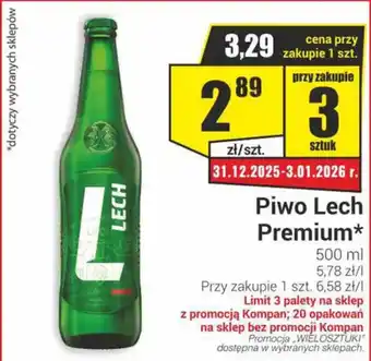 Piwo lech premium