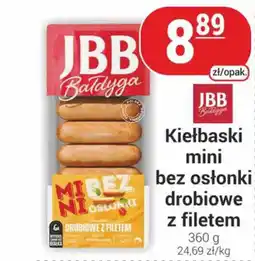 Delikatesy Sezam Kiełbaski mini bez osłonki drobiowe z filetem JBB oferta