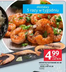 Selgros KREWETKI GOTOWANE 40-60 oferta