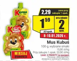 Delikatesy Sezam Mus Kubuś oferta