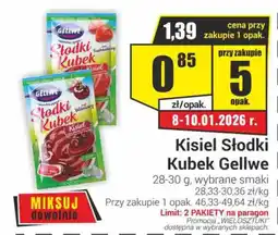 Delikatesy Sezam Kisiel Słodki Kubek Gellwe oferta