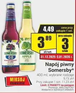 Delikatesy Sezam Napój piwny Somersby oferta