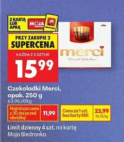 Biedronka Czekoladki, opak. 250 g oferta