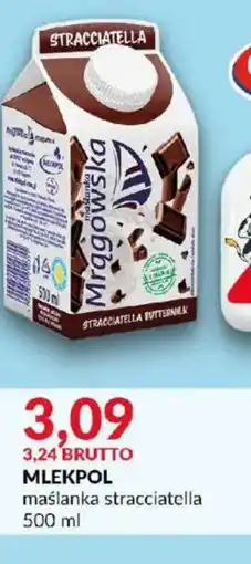 Eurocash Mlekpol maślanka stracciatella oferta