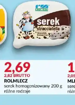 Eurocash Rolmlecz serek stracciatella oferta