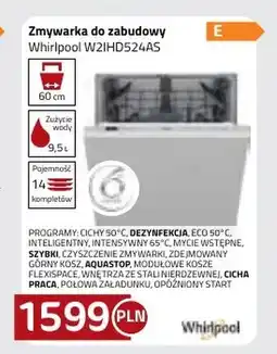 Kakto Zmywarka do zabudowy Whirlpool oferta